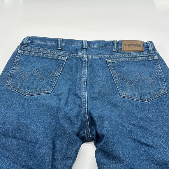 Vintage LL Bean Fleece Lined Jeans- Red Fleece Lined size 38 x30 - Picture 6 of 7